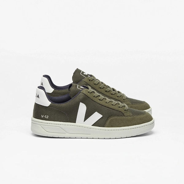 VEJA V-12 Vegan B-mesh In Olive