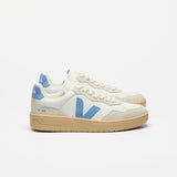 VEJA V-90 Leather White Aqua Natural Trainers