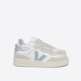 VEJA V-90 Leather White Steel