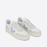 VEJA V-90 Leather White Steel