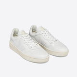 Veja V-90 O.T Leather Trainers in Extra White