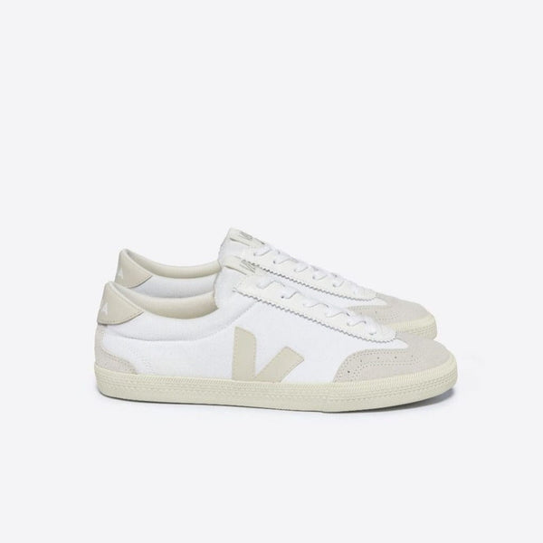 Veja Volley Canvas Trainers in White Pierre