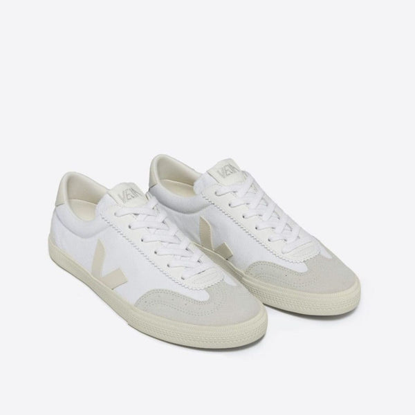 Veja Volley Canvas Trainers in White Pierre