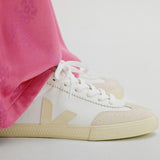 Veja Volley Canvas Trainers in White Pierre