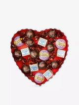 Venchi Heart Shaped Large Tin Box With Assorted Chocolates, 150g