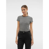 Vero Moda AWARE AWINES FIONA Top In Black White