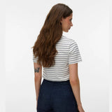 Vero Moda AWARE T-shirt In White Stripe