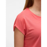 Vero Moda AWARE VMAVA T-Shirt In Coral Dubarry