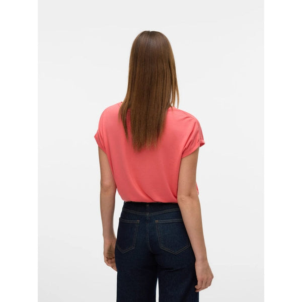 Vero Moda AWARE VMAVA T-Shirt In Coral Dubarry