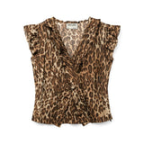 Vero Moda AWARE VMROXANNE  Sl V-neck Ruffle Top