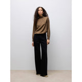Vero Moda AWTELVA High-neck Midi Blouse In Teak