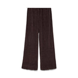 Vero Moda Awuta High Waist Trousers In Chocolate