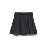 Vero Moda Awuthalia Mid Waist Short Skirt In Dark Grey