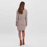 Vero Moda Doffy Jumper Dress In Beige