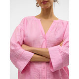 Vero Moda MVIRA 3/4 SHIRT WVN In Bonbon