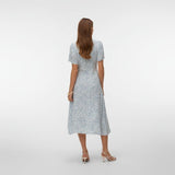 Vero Moda VMALBA Short Dress In Snow White