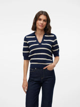 Vero Moda VMAMAZING Pullover in Navy