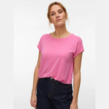 Vero Moda VMAVA T-shirt In Pink Cosmos