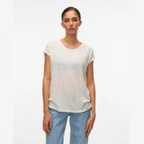 Vero Moda VMAVA T-Shirt In Snow White