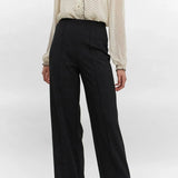 Vero Moda VMBECKY High rise Trousers In Black