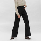 Vero Moda VMBECKY High rise Trousers In Black