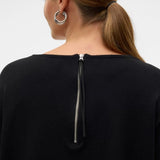Vero Moda VMBREEZE Knitted Pullover In Black