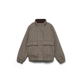 Vero Moda VMCHERYL Short Check Jacket In Brown