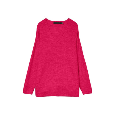 Vero Moda VMCREWLEFILE LS Knitwear In Jazzy