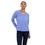Vero Moda VMCREWLEFILE Pullover In Blue / Jacaranda
