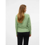 Vero Moda VMDOFFY Knitted Pullover In Forest Shade