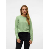 Vero Moda VMDOFFY Knitted Pullover In Forest Shade