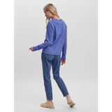 Vero Moda VMDOFFY Knitted Pullover In Surf The Web