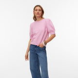 Vero Moda VMDOFFY Pullover In Bonbon