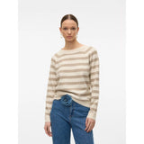 Vero Moda VMDOFFY Pullover In White Birch