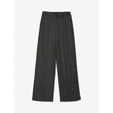 Vero Moda VMEVA High Rise Trousers In Dark Grey