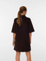 Vero Moda Vmfenja Short Dress In Chocolate Torte