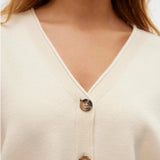 Vero Moda VMGOLD Knit Cardigan In Birch