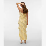 Vero Moda VMICELYN Long Dress In Flan