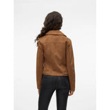 Vero Moda VMJOSE Jacket In Cognac
