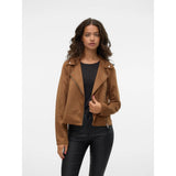 Vero Moda VMJOSE Jacket In Cognac
