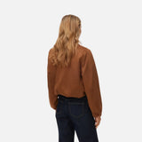 Vero Moda VMJOSEIDA Short Jacket In Cognac