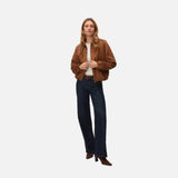 Vero Moda VMJOSEIDA Short Jacket In Cognac