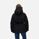 Vero Moda VMKYRA Drawstring Puffer Jacket In Black