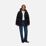 Vero Moda VMKYRA Drawstring Puffer Jacket In Black