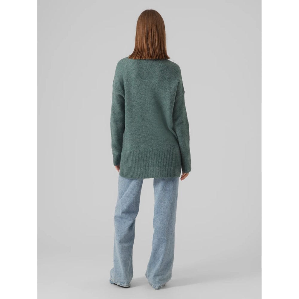Vero Moda open knit cardigan with contrast piping in cream Vero Moda open knit cardigan with contrast piping in cream