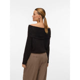 Vero Moda Vmlovely Knitted Pullover In Chocolate