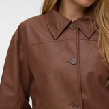 Vero Moda VMLUANA Blazer In Cocoa Brown