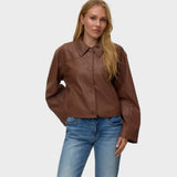 Vero Moda VMLUANA Blazer In Cocoa Brown