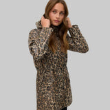Vero Moda VMMALOU Coated Printed Jacket In Leopard