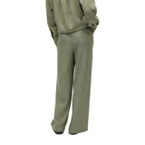 Vero Moda VMMELANEY High Waist Trousers In Green
